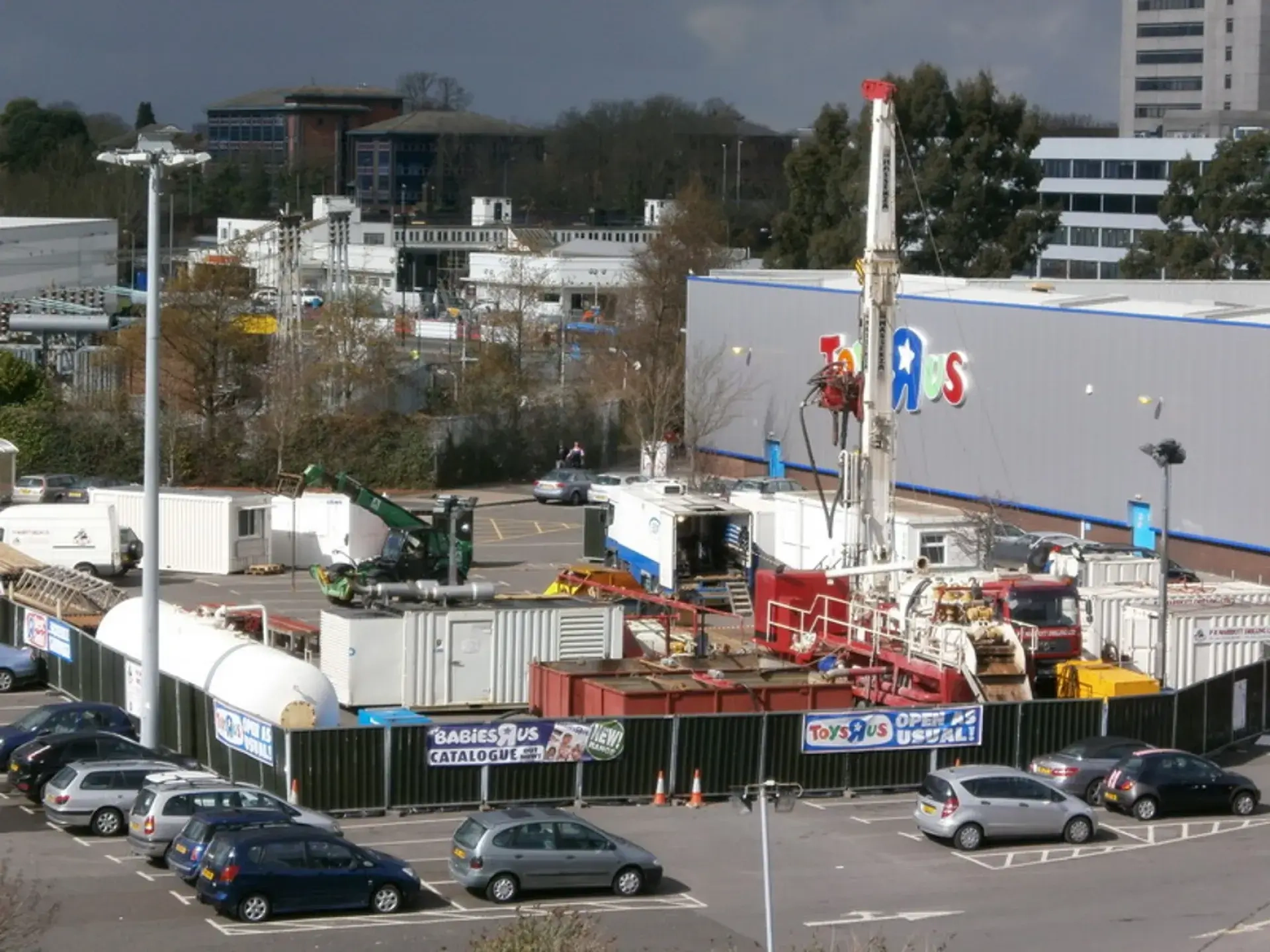 Engie UK Southampton construction site Engie UK Southampton construction site